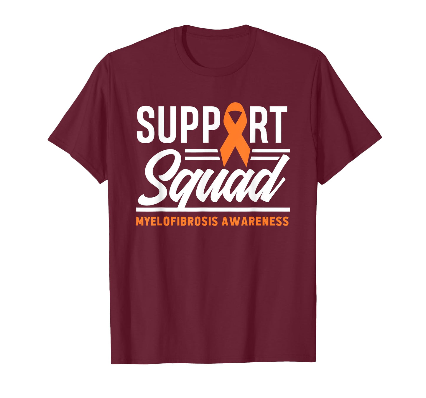 Myelofibrosis Warrior Support Squad Myelofibrosis Awareness T-Shirt