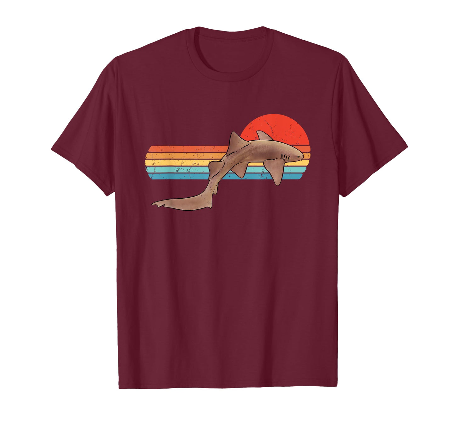 Nurse Shark Retro Sunset T-Shirt
