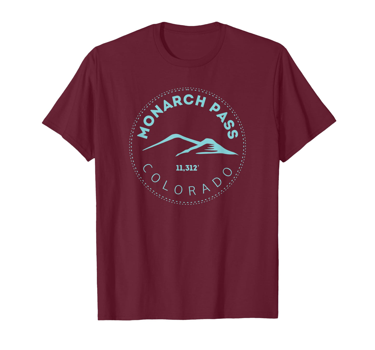 Monarch Pass Colorado Blue Bird Day - Elevated Mountain Pass T-Shirt