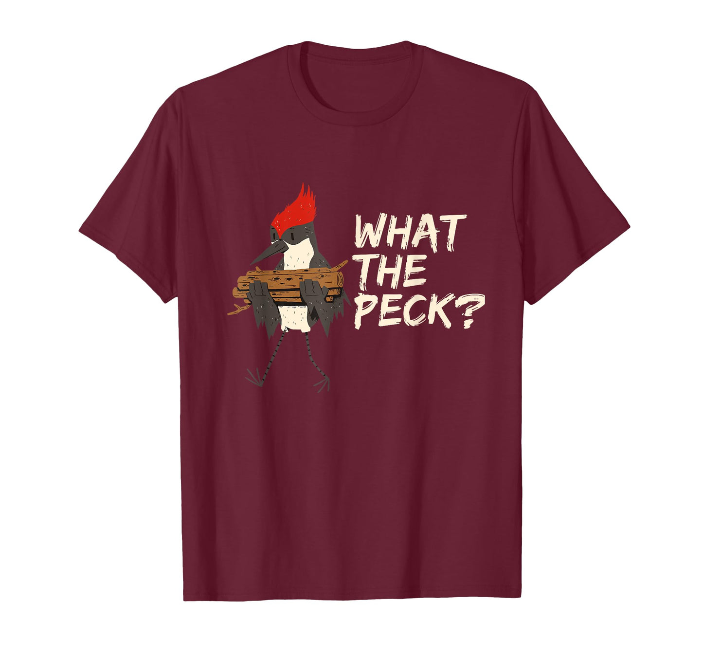What the Peck? Funny Woodpecker Bird Tee for Nature Lovers T-Shirt