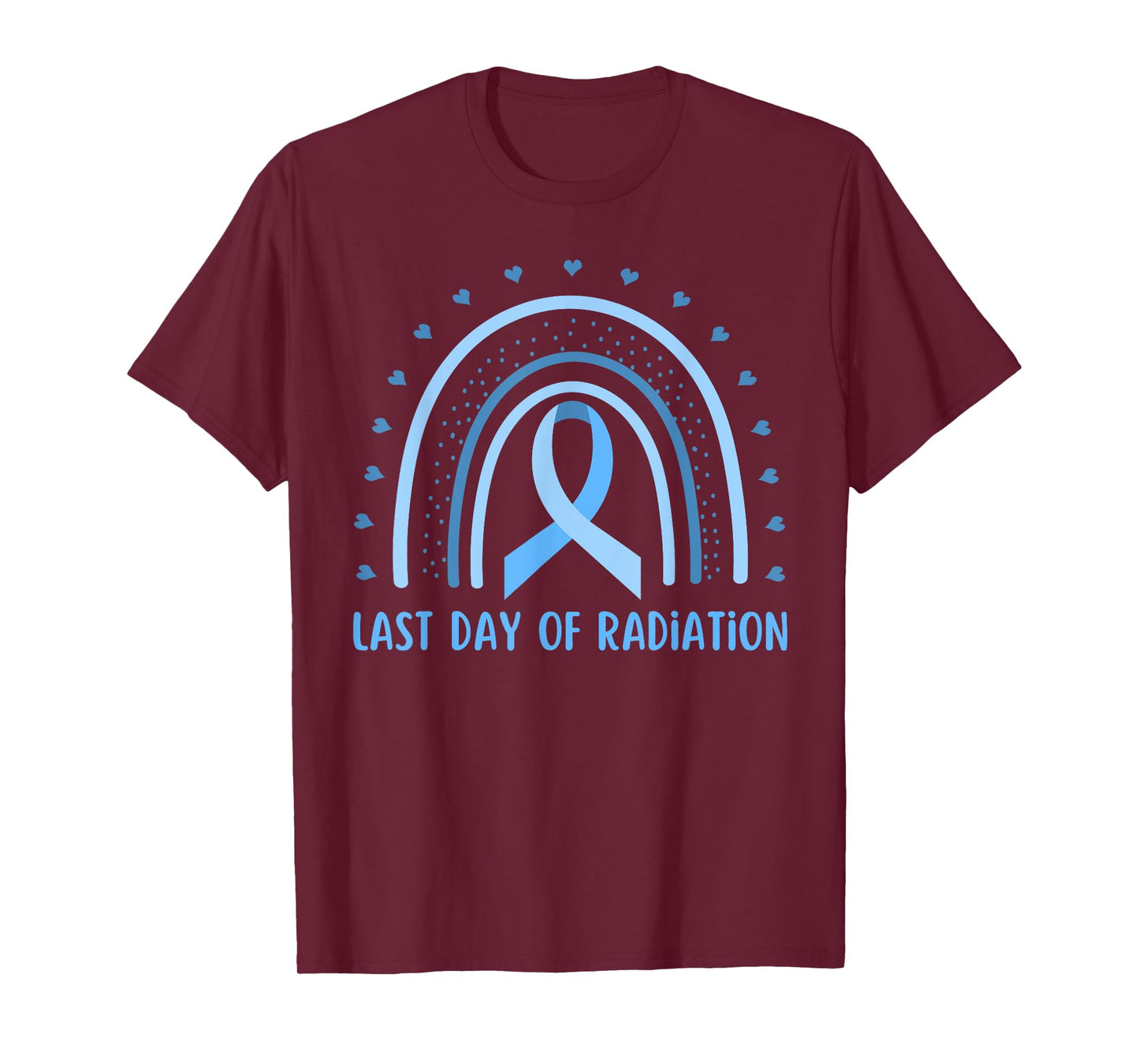 Last Day Of Radiation Rainbow Prostate Cancer Awareness T-Shirt
