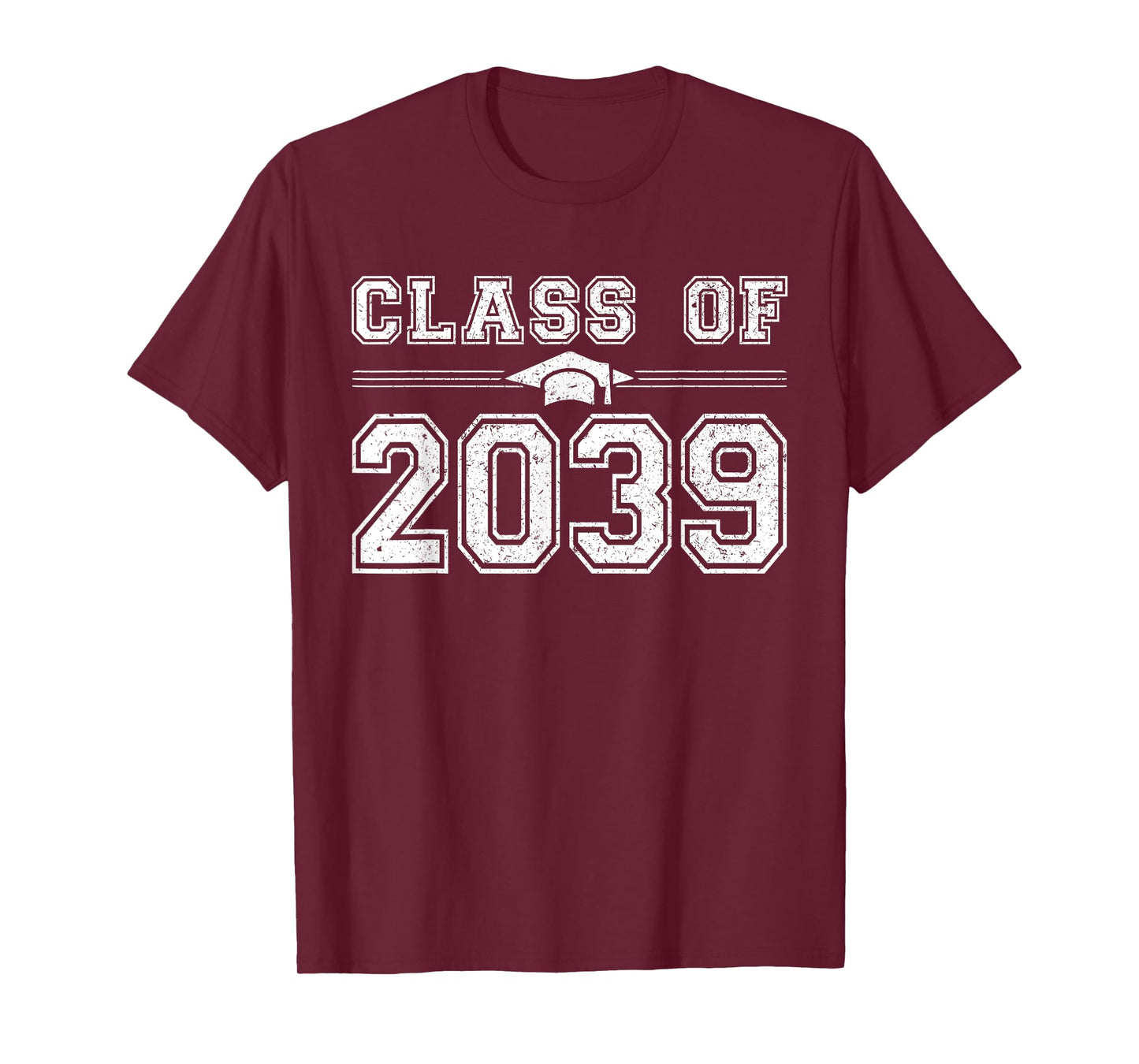 Class of 2039 Grow With Me Graduate 2039 First Day of School T-Shirt