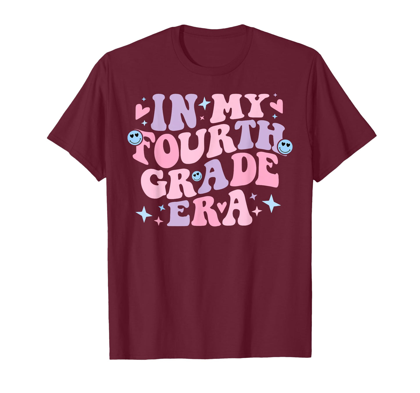 In My Fourth Grade Era Back to School 4th Grade Teacher Team T-Shirt for Men Women Girls Kids