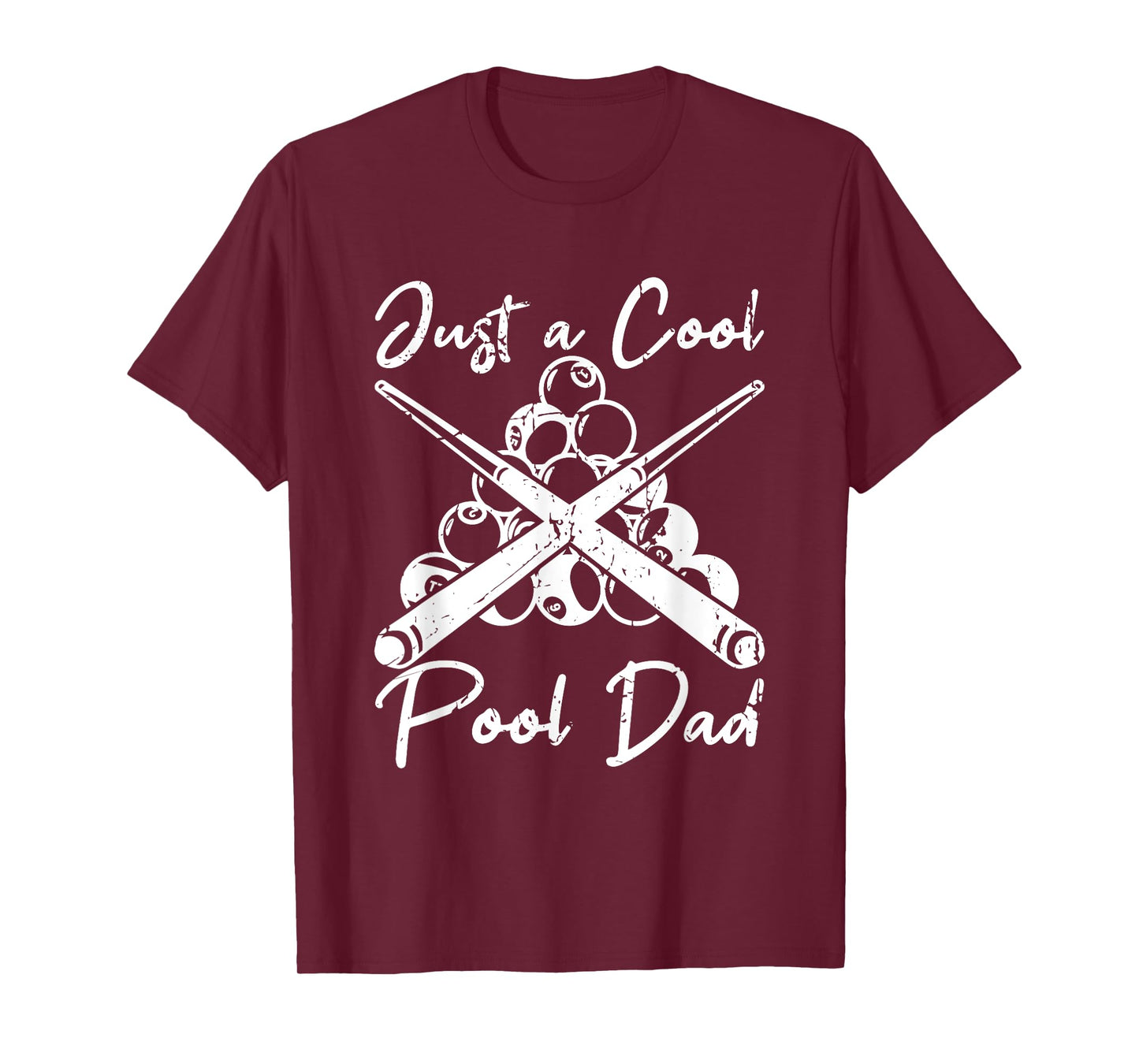 Pool Dad Billiards Papa Fathers Day T-Shirt