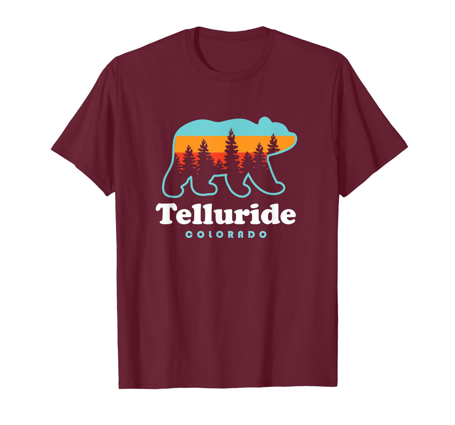 Telluride Colorado Mountains Telluride Mountain Bear T-Shirt