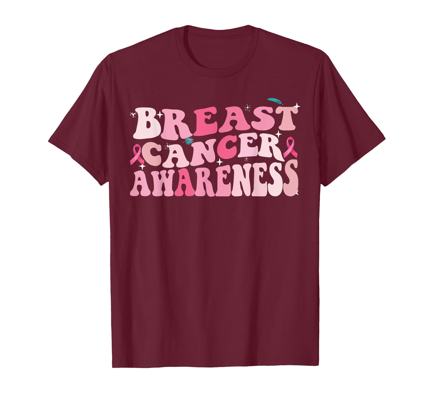 Groovy Breast Cancer Awareness 2023 Breast Cancer Outfit T-Shirt