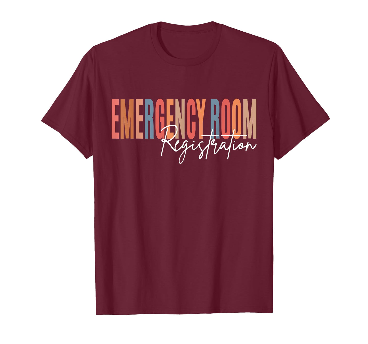 Emergency Room Registration Patient ER Registrar Nursing T-Shirt