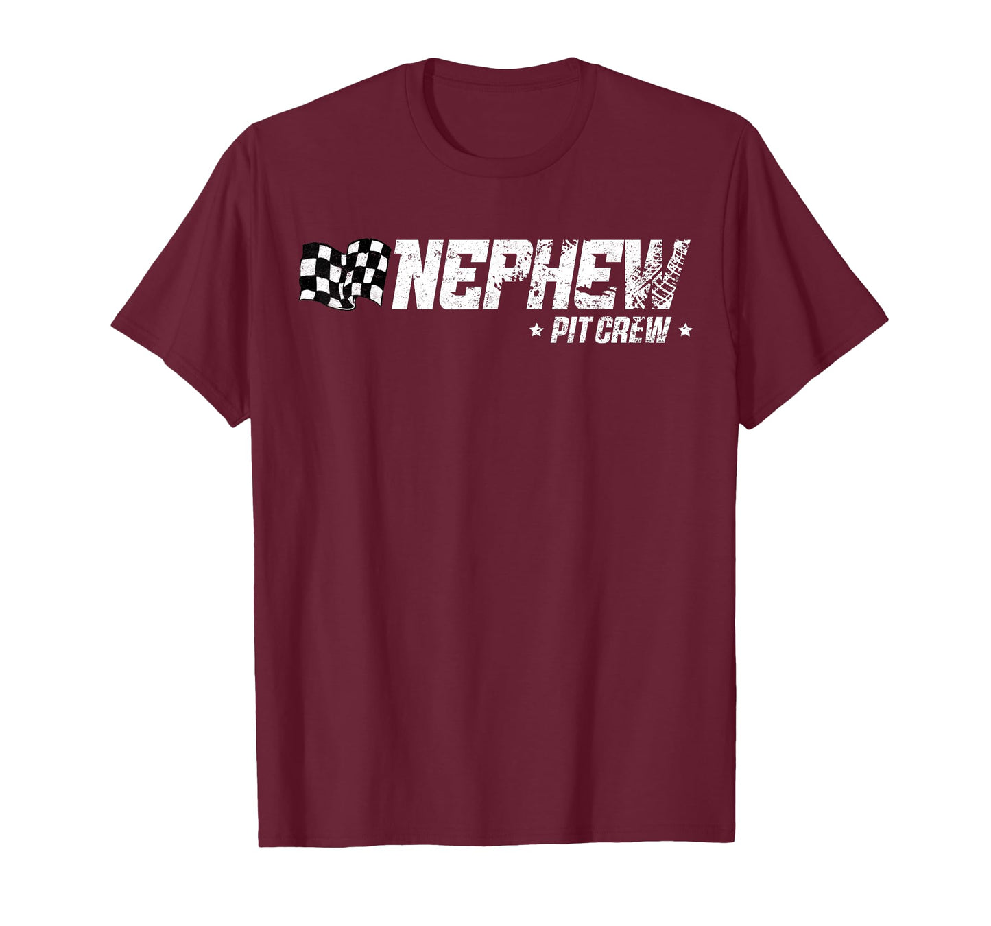 Nephew Pit Crew Race Car Birthday Family Racing T-Shirt