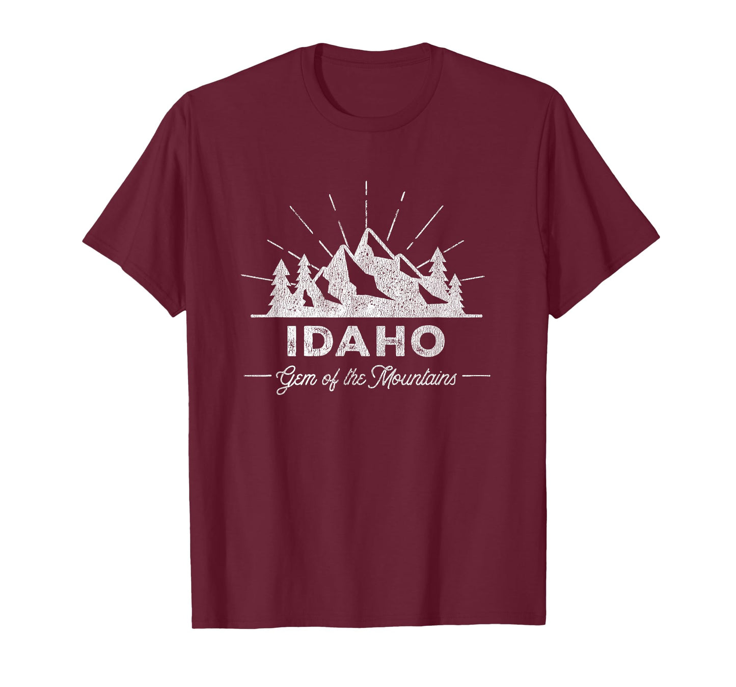 Idaho T Shirt Vintage Hiking Retro Tee Design T-Shirt