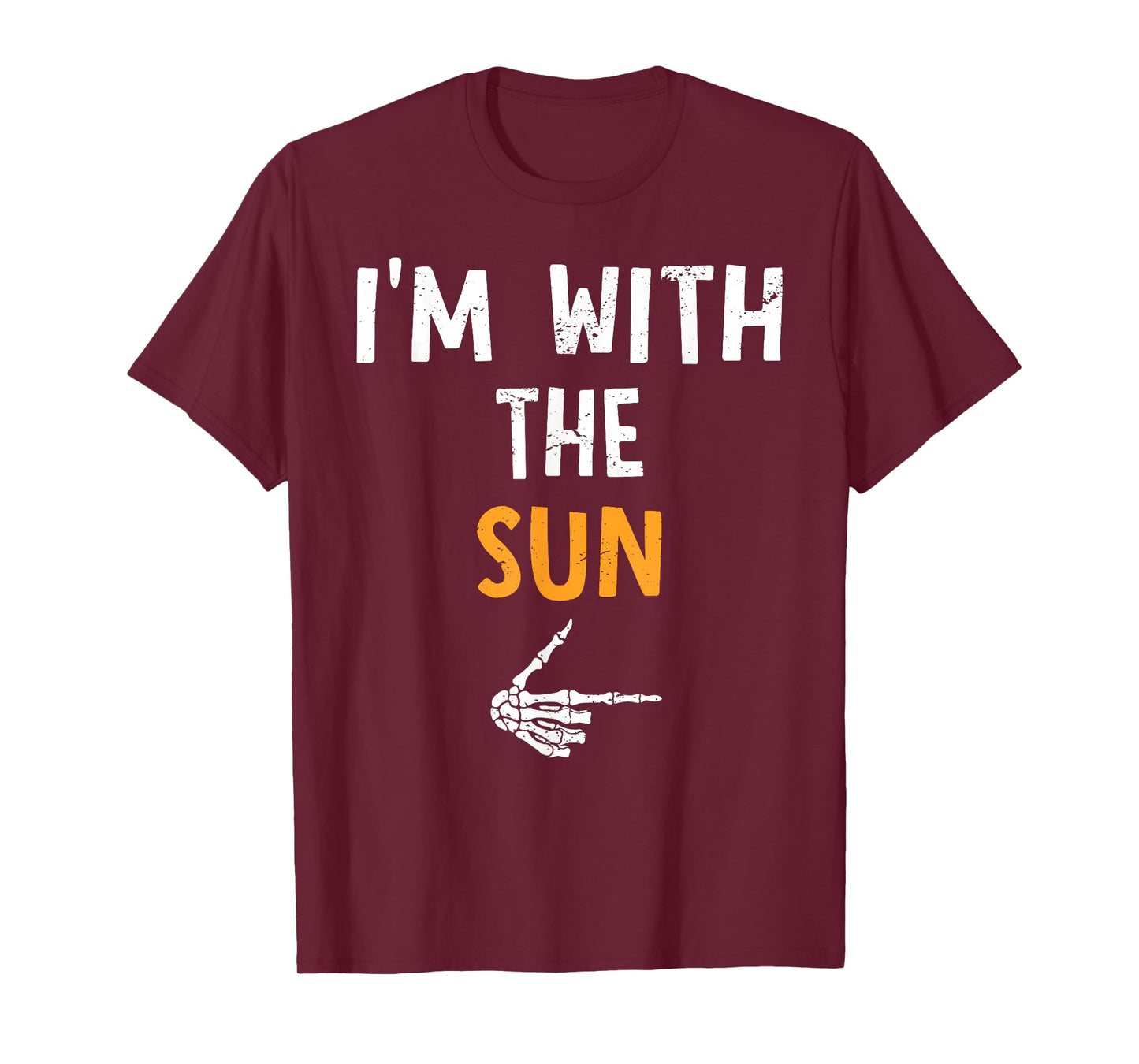 I'm with The Sun Costume Halloween Matching Couple T-Shirt