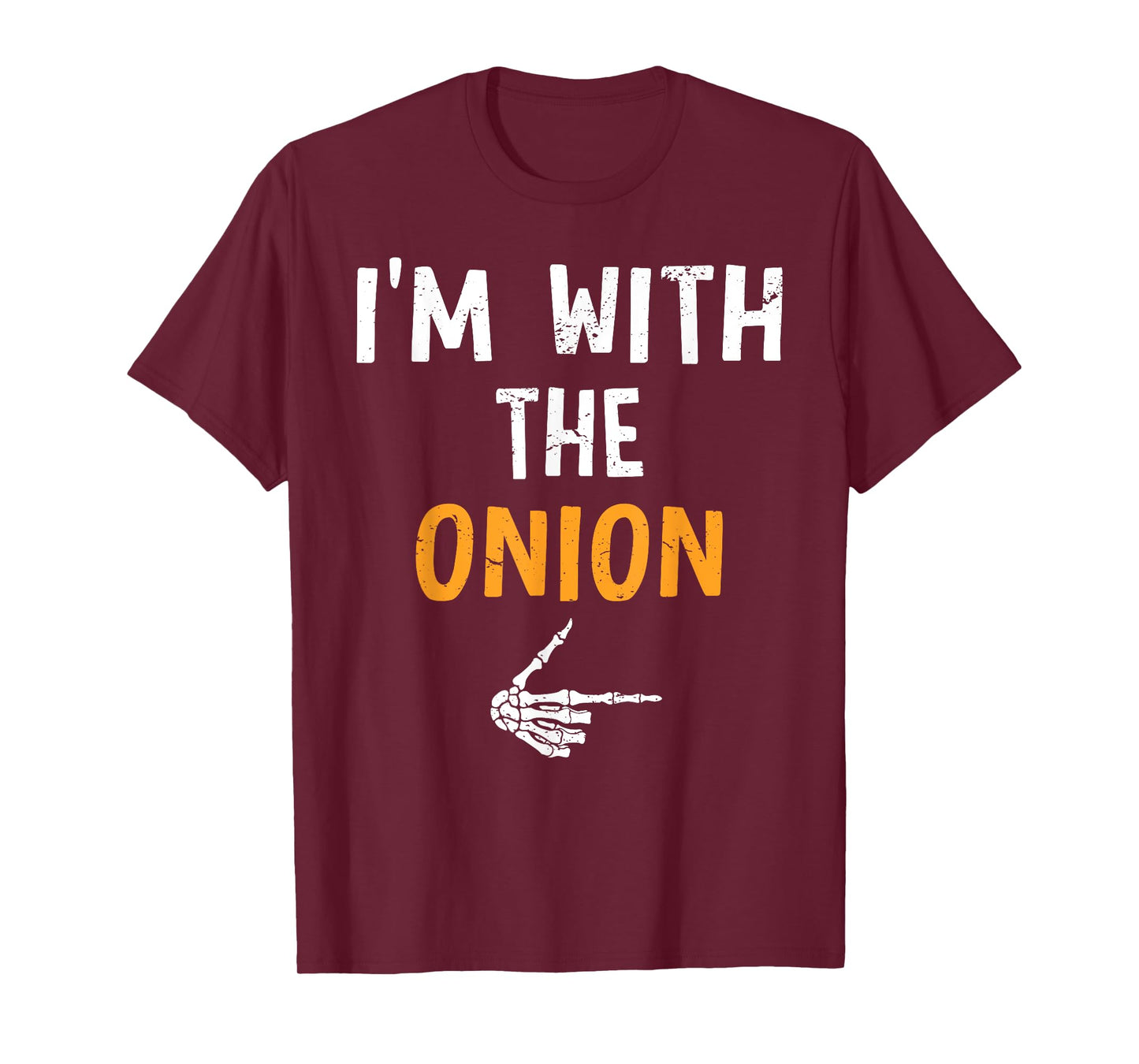 I'm with The Onion Costume Halloween Matching Couple T-Shirt
