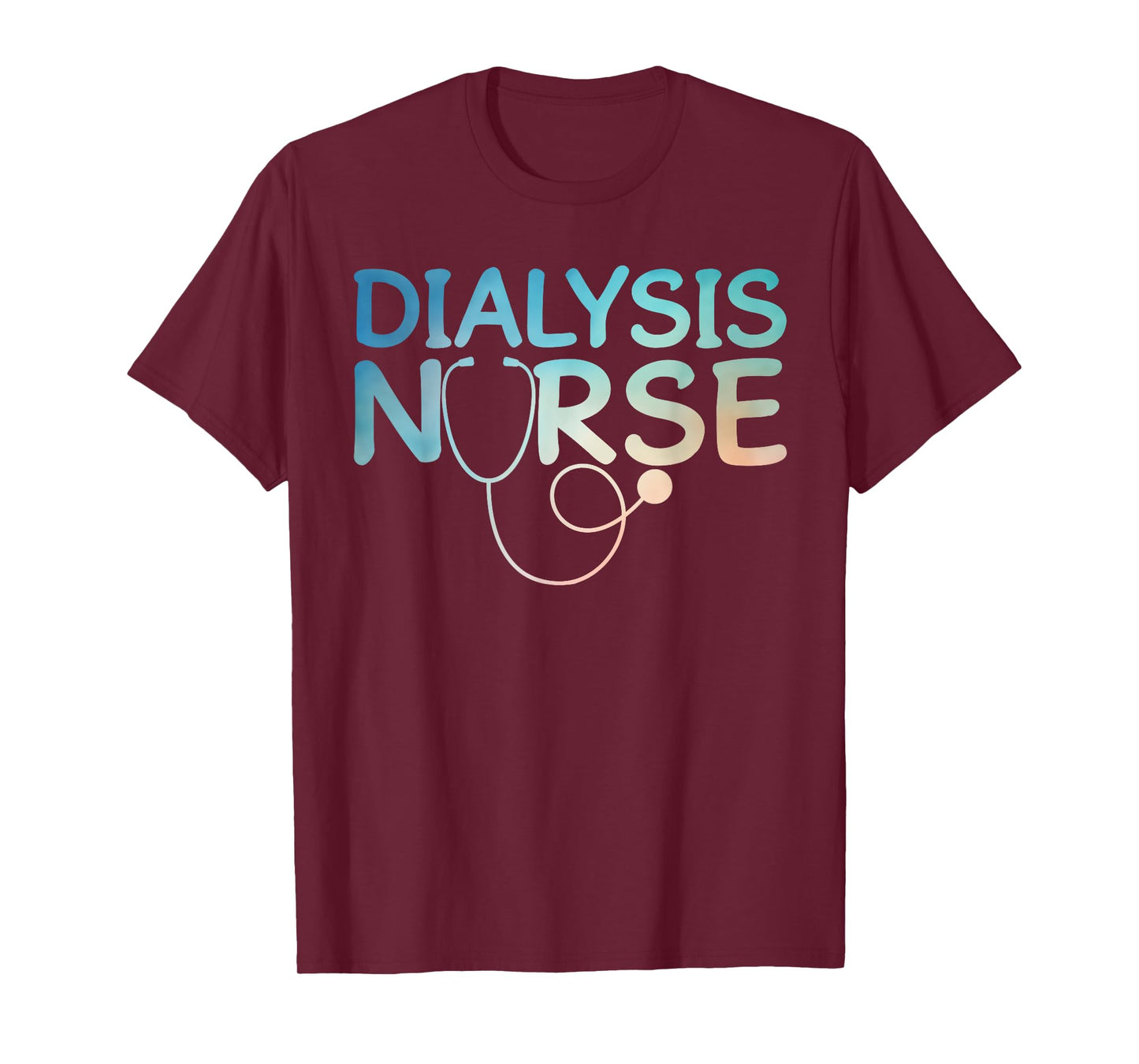 Best Dialysis Nurse Art For Women Home Dialysis Nephrology T-Shirt