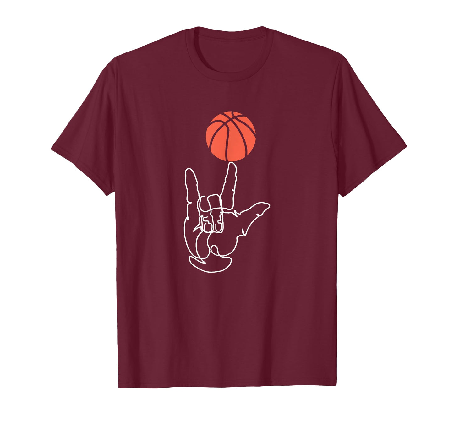 American Sign Language ASL Basketball T-Shirt