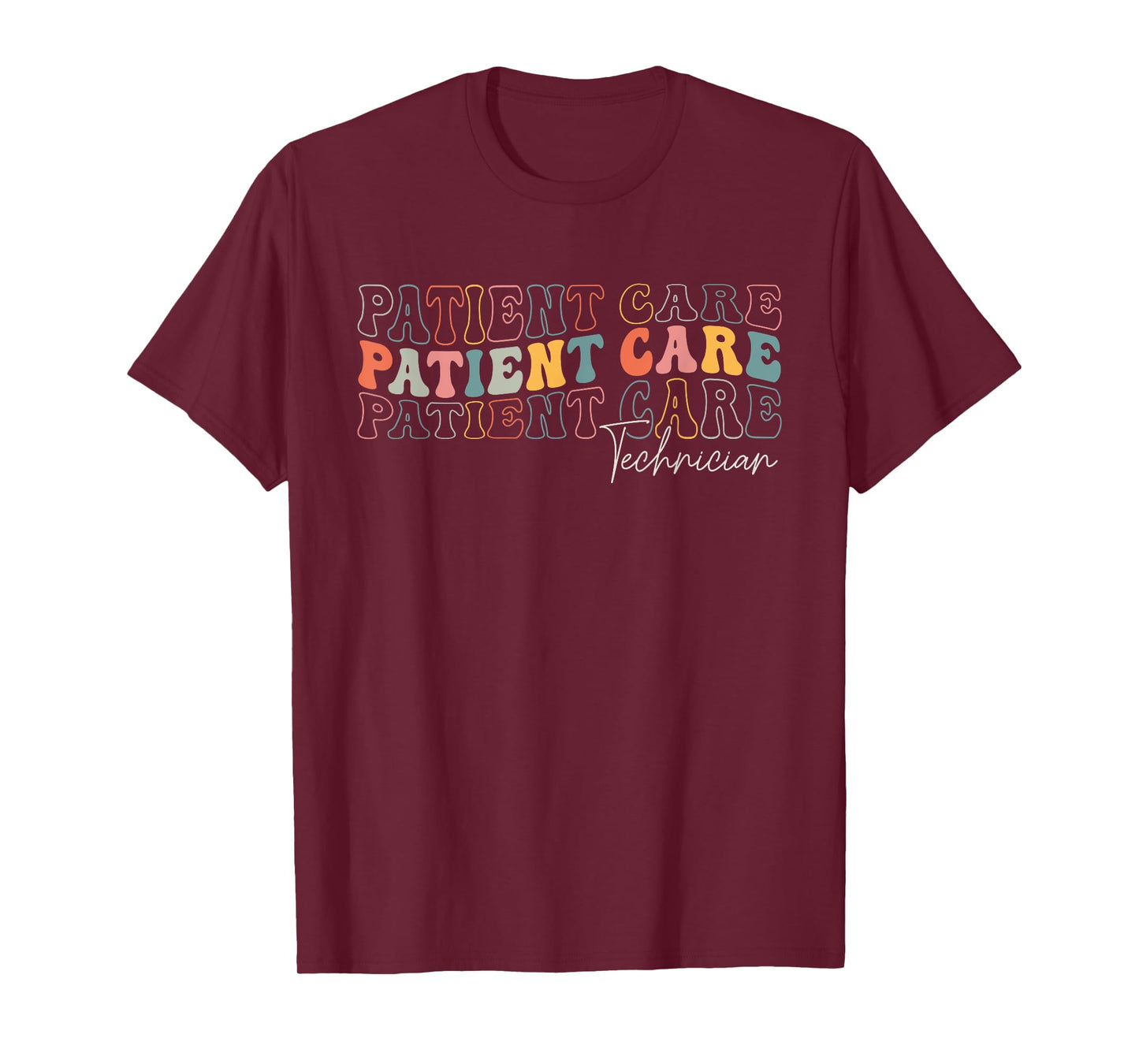 Patient Care Technician Appreciation Week Healthcare Groovy T-Shirt