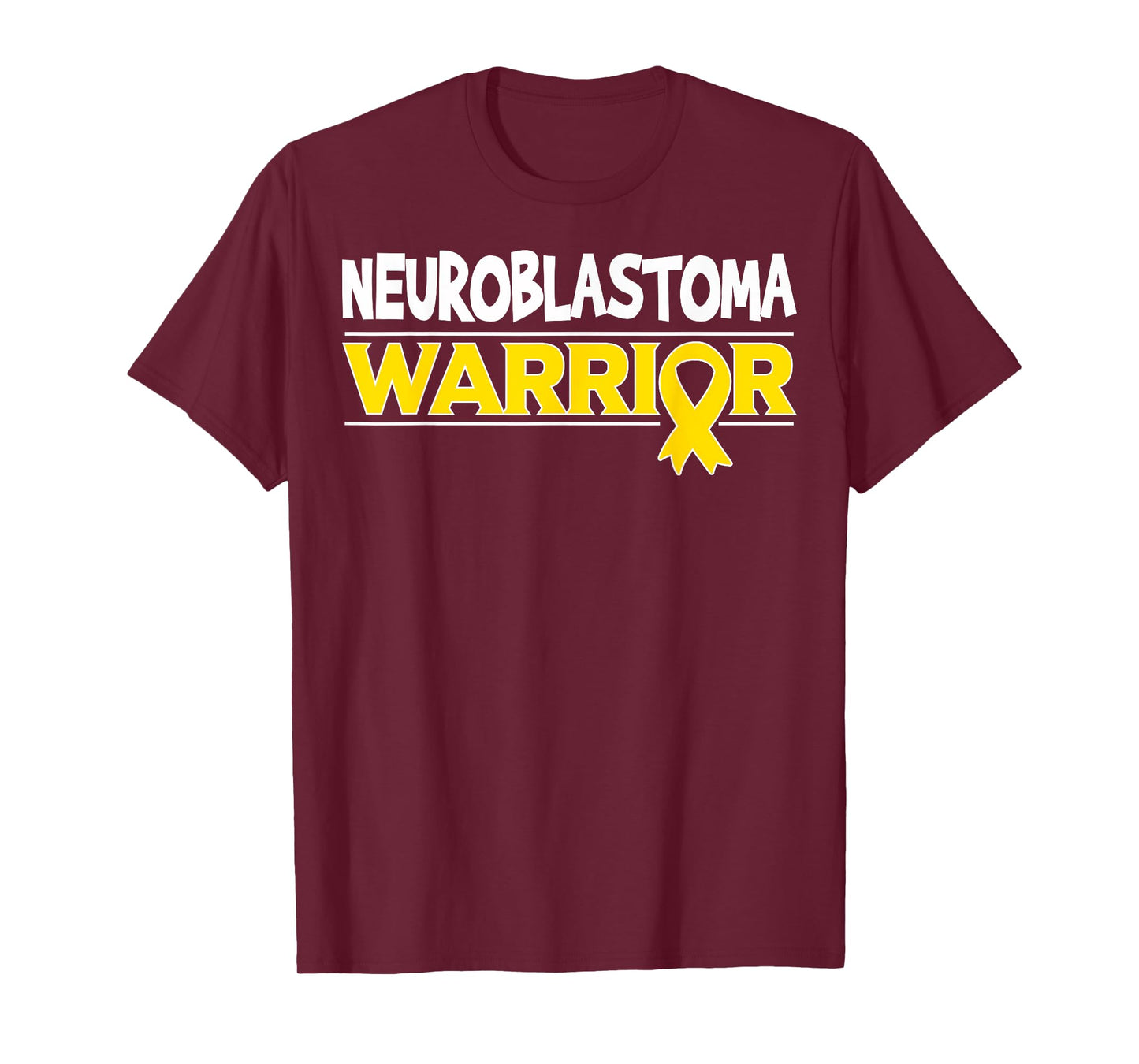NB Awareness Ribbon - Neuroblastoma Warrior T-Shirt