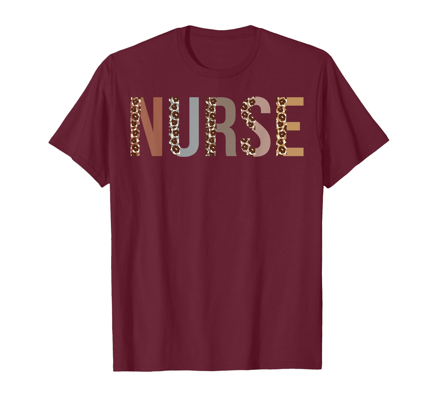 Leopard Nurse Day Appreciation Nurse Week For Women For Work T-Shirt
