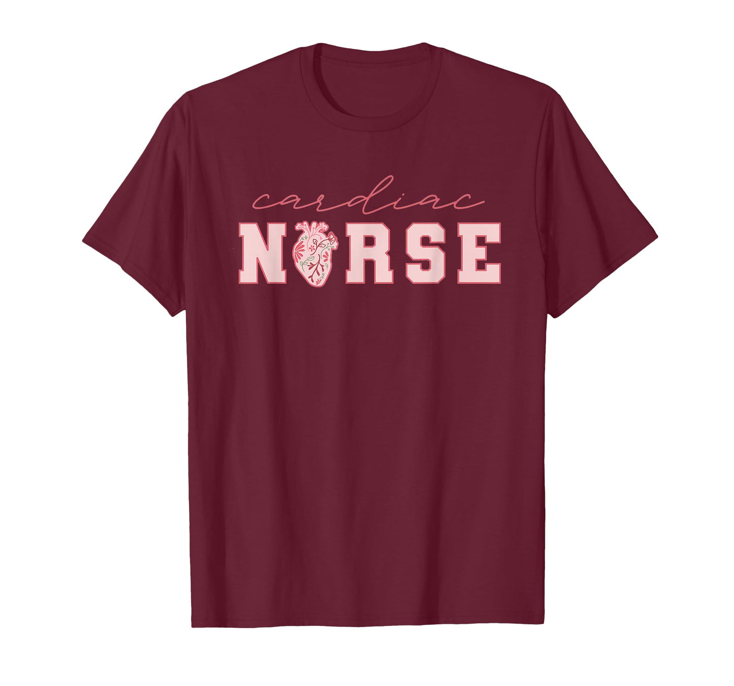 Cardiac Nurse Valentine's Day Telemetry Nurse CVICU Nurse T-Shirt