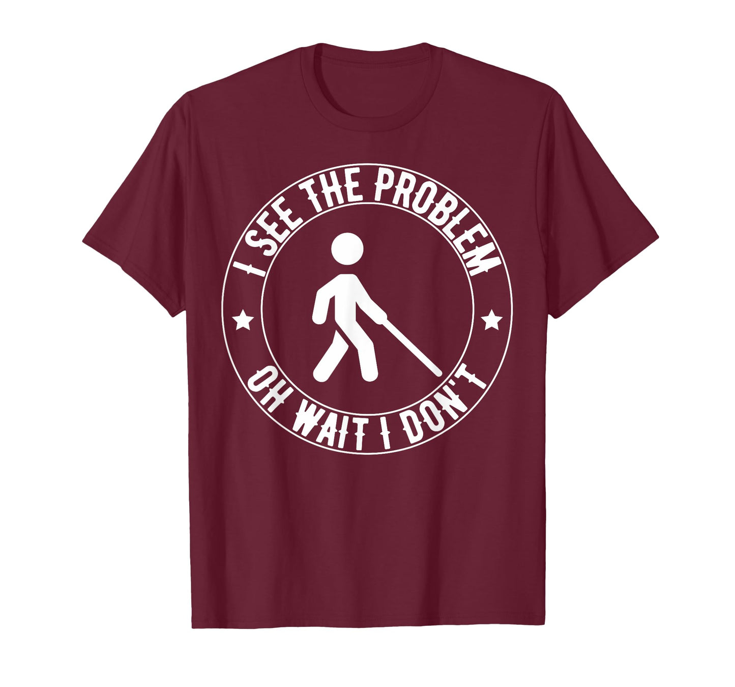 Funny Blind Braille Visually Impaired Blindness T-Shirt