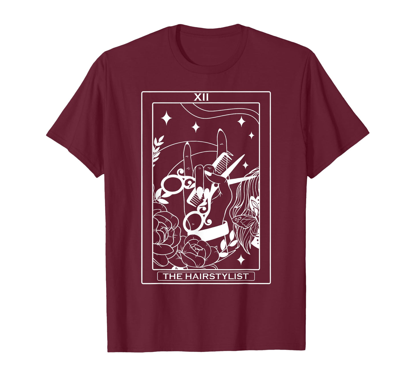 The Hairstylist Tarot Card Hairdresser Salon Hair Stylist T-Shirt