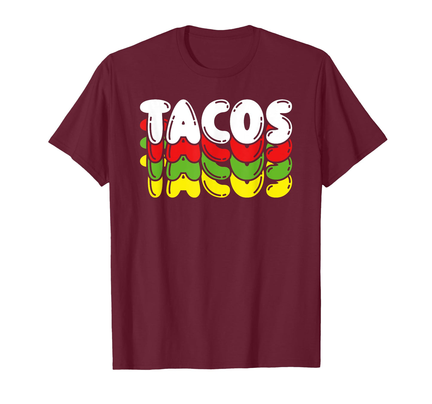 Mexican Tacos Food Eating Cooking Party Fiesta Fun Style T-Shirt