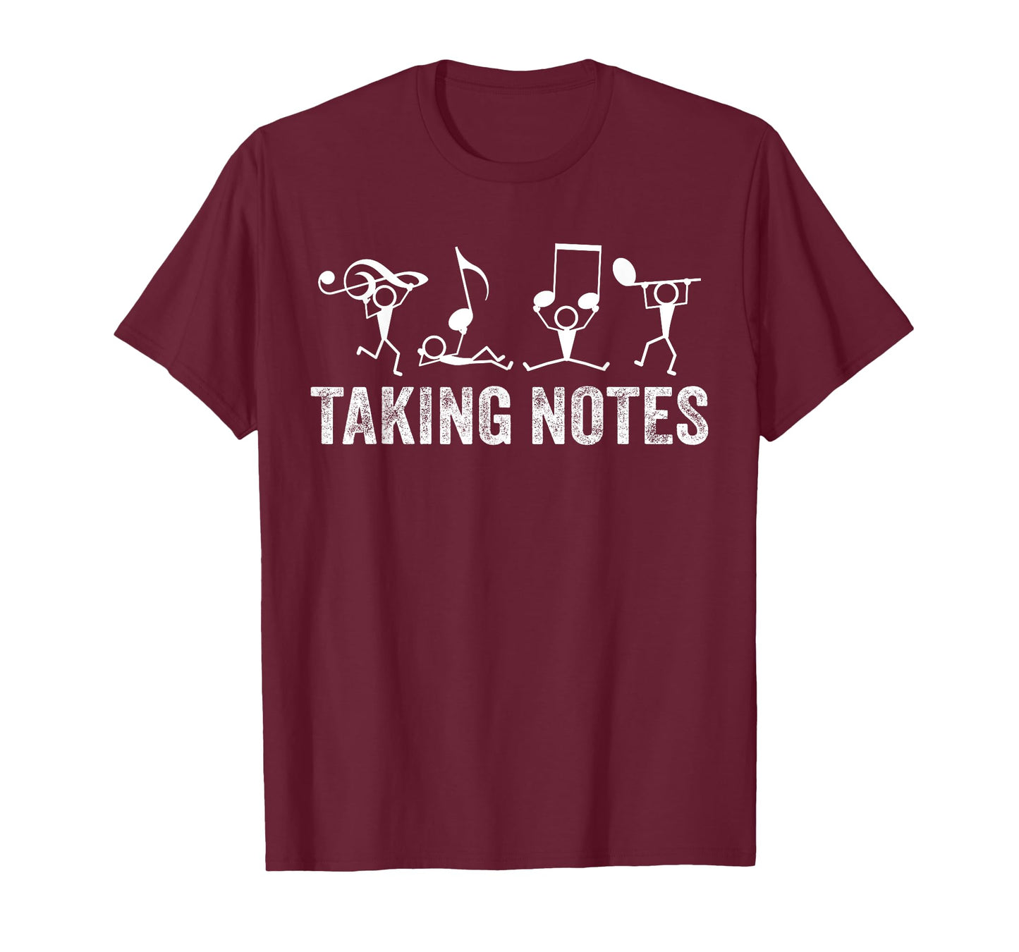 Taking Notes Music Lovers Funny Teachers Men Women T-Shirt