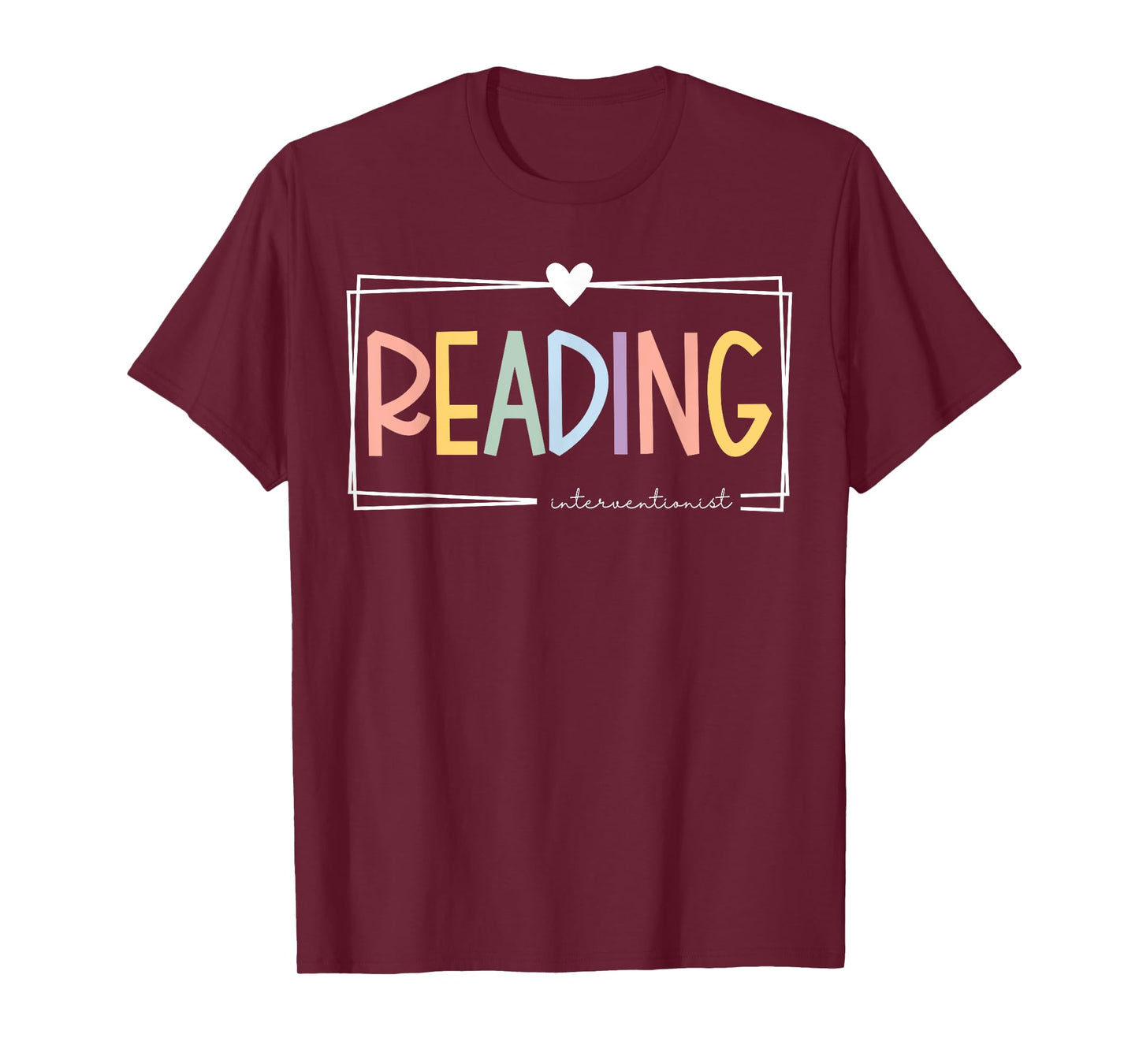 Retro Reading Interventionist Reading Specialist Team T-Shirt