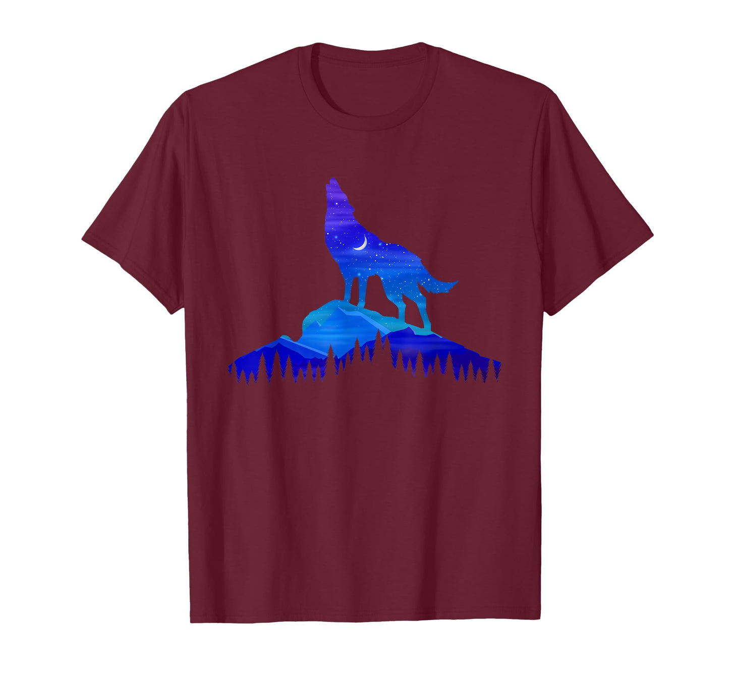Starry Wolf - Wildlife Nature Animal Lover T-Shirt