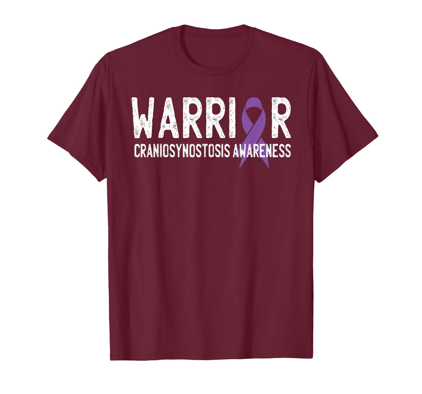Warrior Craniosynostosis CSO Awareness Purple Ribbon Support T-Shirt