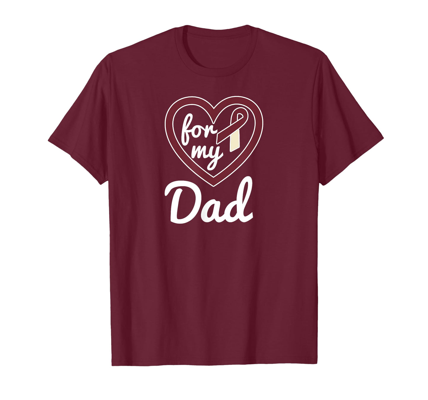 Head and Neck Cancer TShirt Dad Ribbon Awareness Products T-Shirt