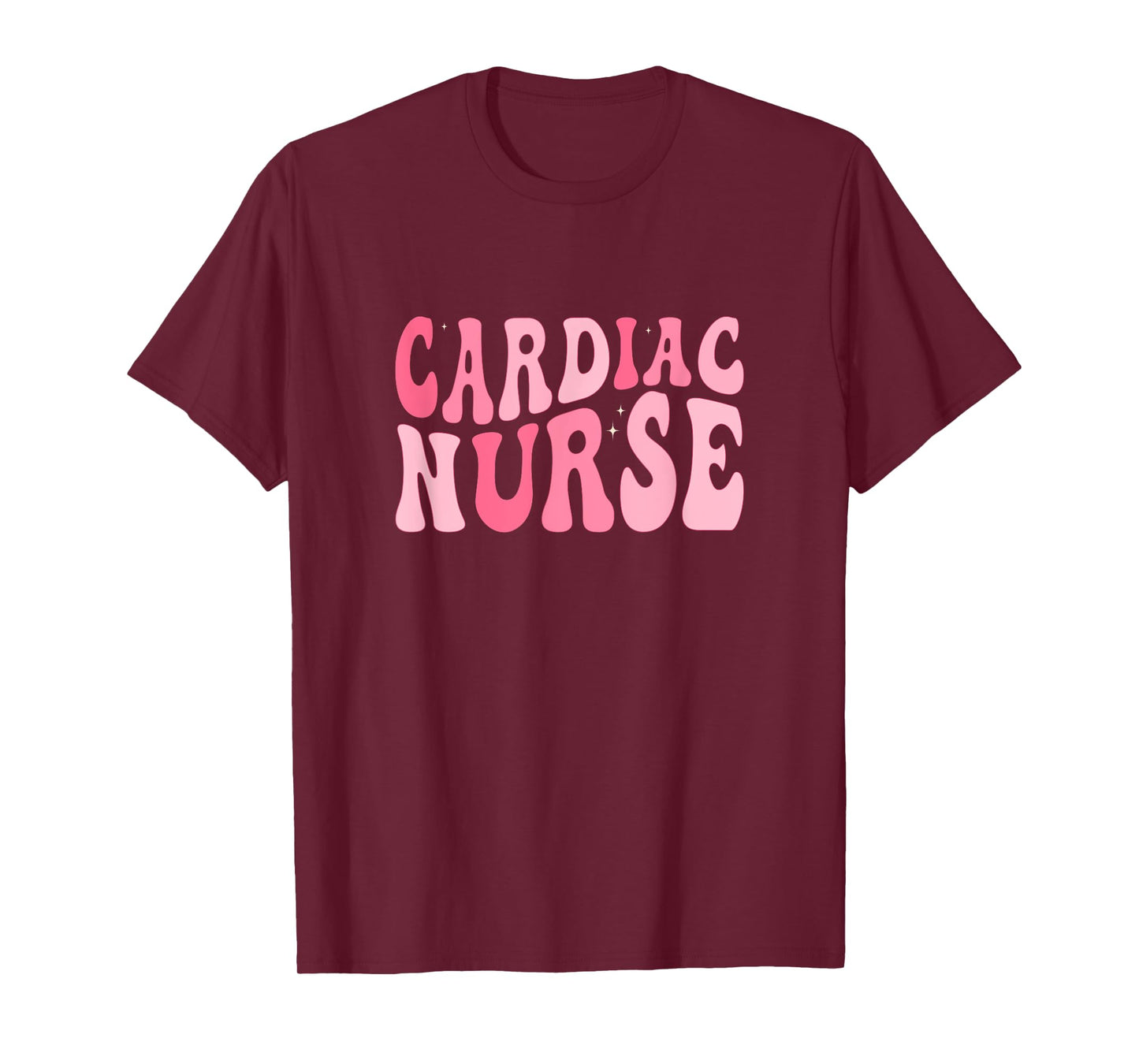 Groovy Cardiac Nurse Cicu Cvicu Cardiology Heart Healthcare T-Shirt