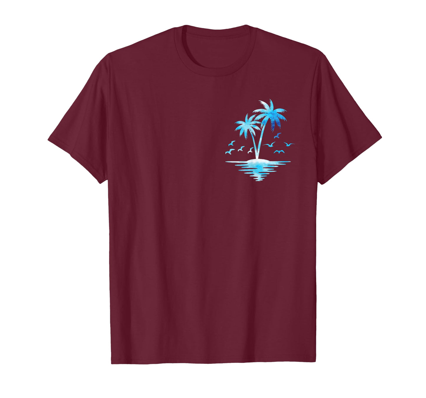 Cool Summer Vacation Men Women Beach Palm Tree T-Shirt