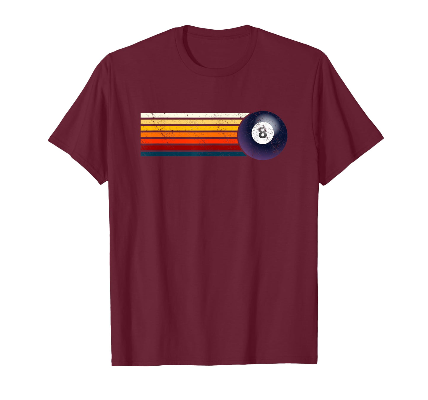 Retro Billiards Ball Eight Pool Table Snooker Pyramid T-Shirt