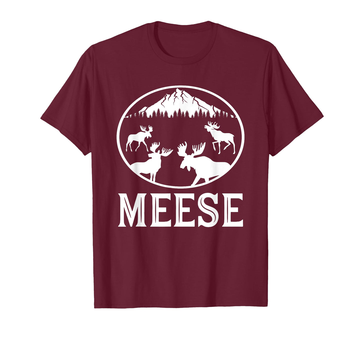 Meese Funny Plural of Moose English Grammar Joke T-Shirt