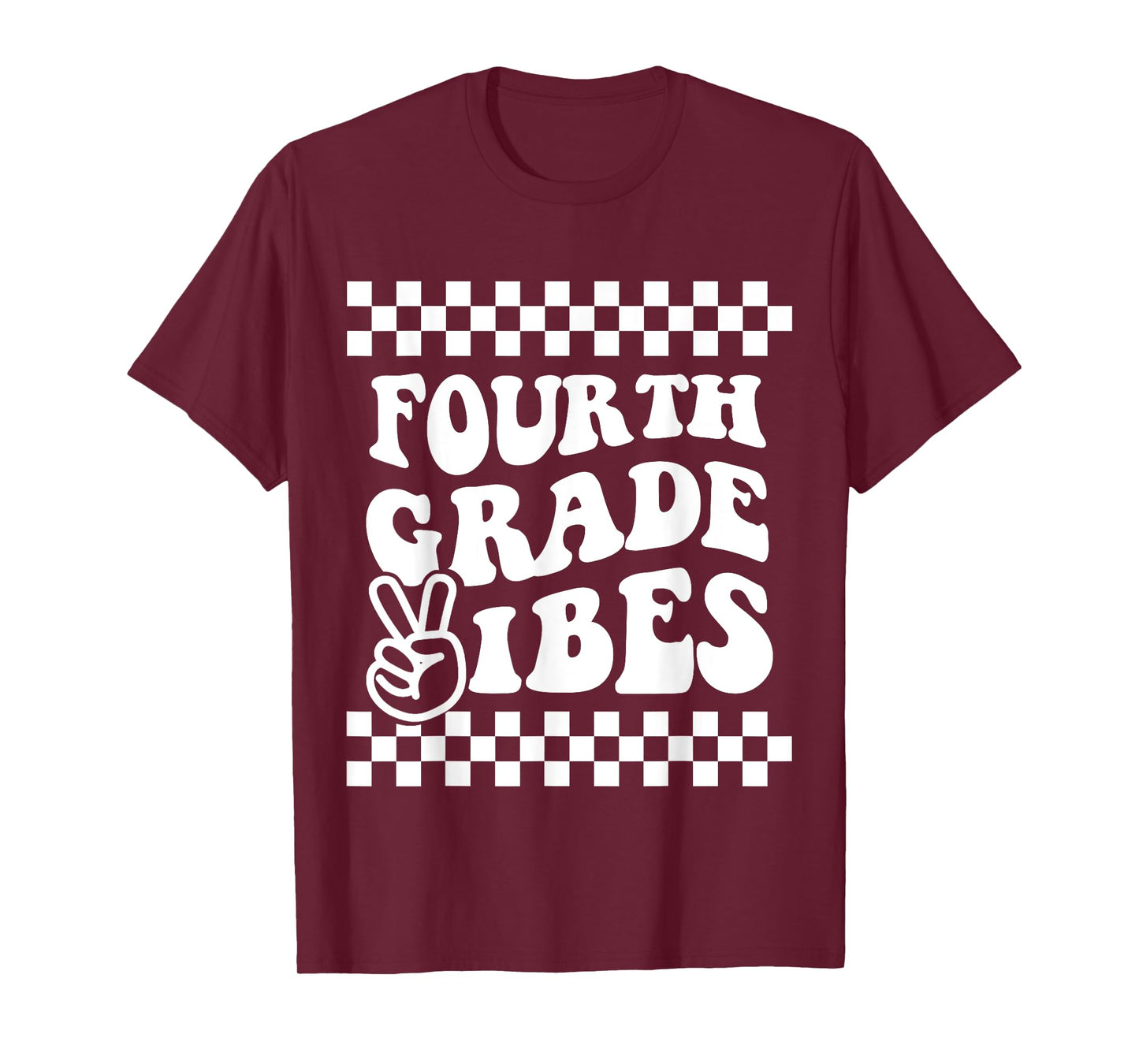 First Day of Fourth Grade Vibes Girls Back to School Boys T-Shirt