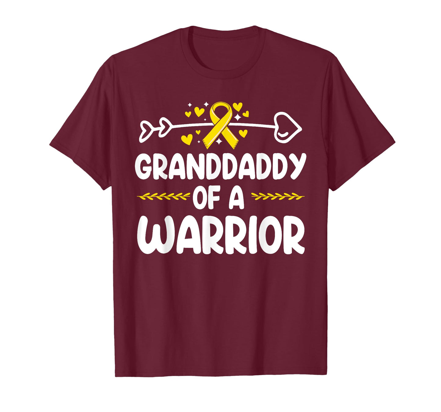 Granddaddy of a Warrior Shirts Bone Cancer Awareness T-Shirt