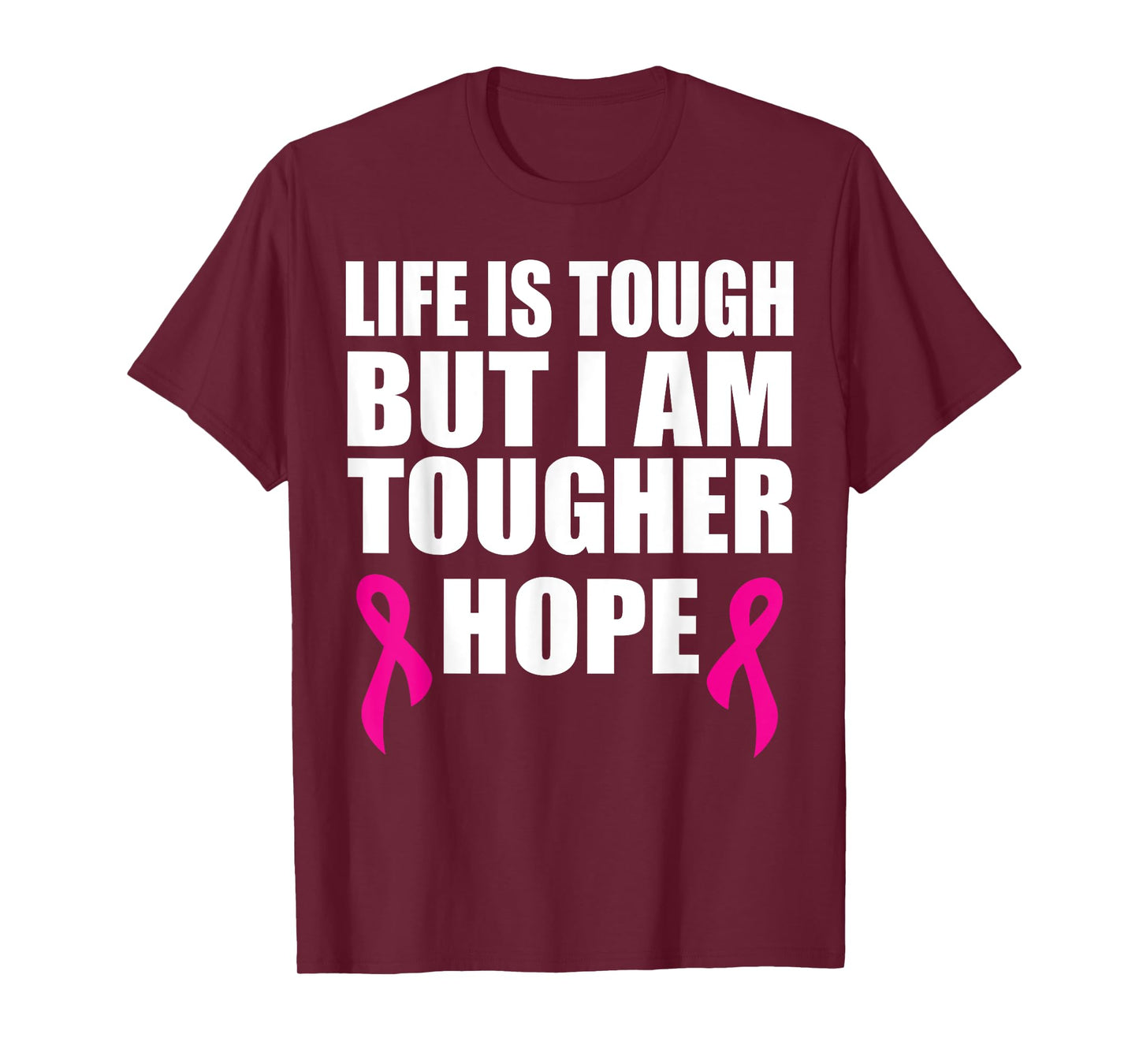 Breast cancer awareness life is tough but I am tougher T-Shirt