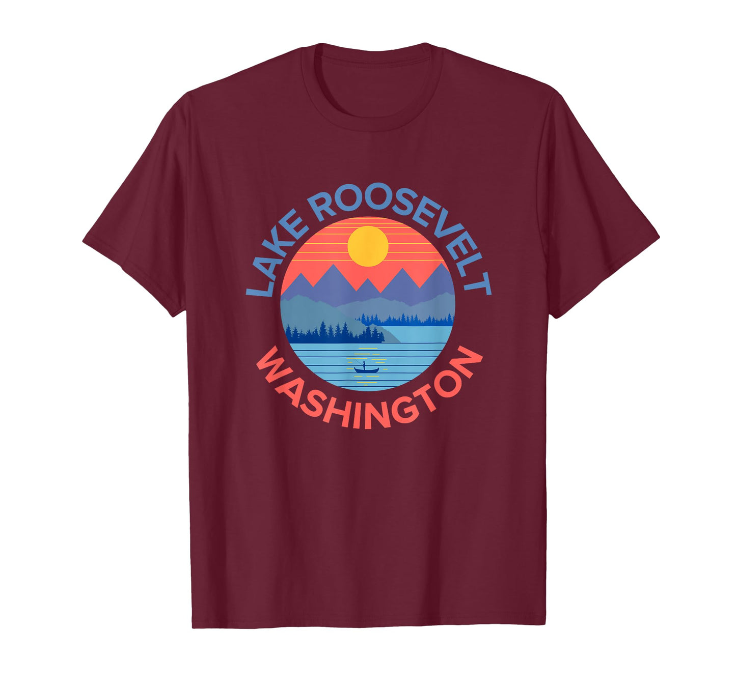 Lake Roosevelt Fishing, Hiking, Camping T-Shirt