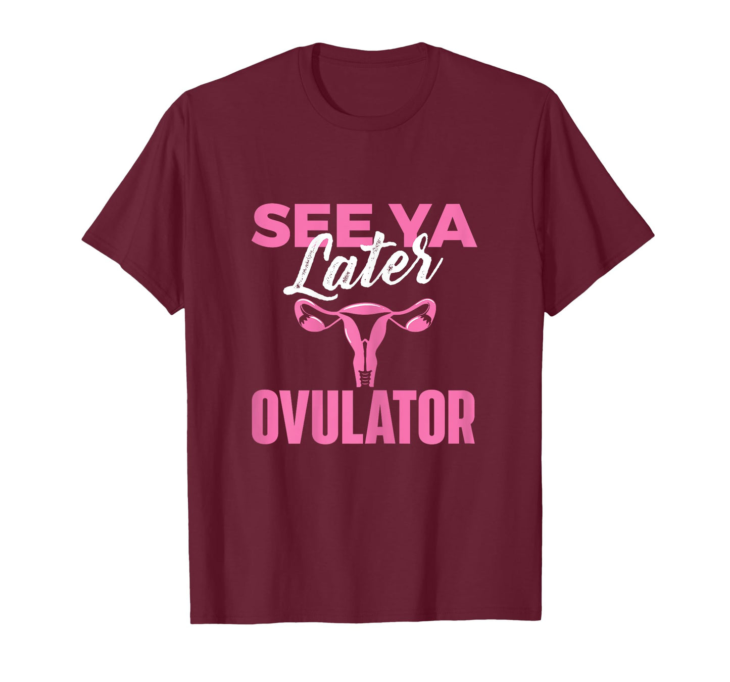 Hysterectomy Survivor Shirts See Ya Later Ovulator - Uterus Surgery T-Shirt - Women's Classic Fit Black X-Small