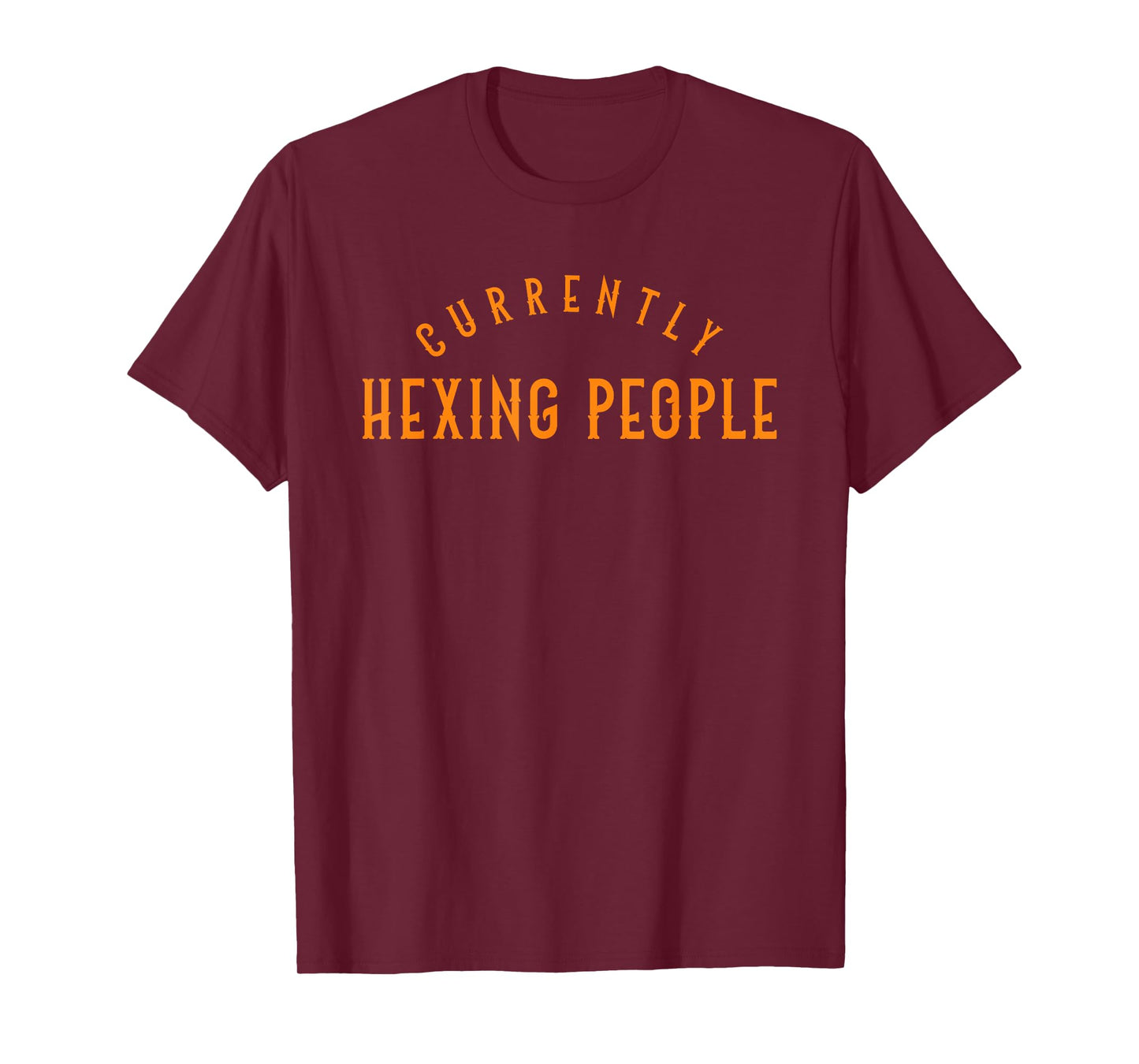 Currently Hexing People Halloween Funny Witch Spooky Season T-Shirt