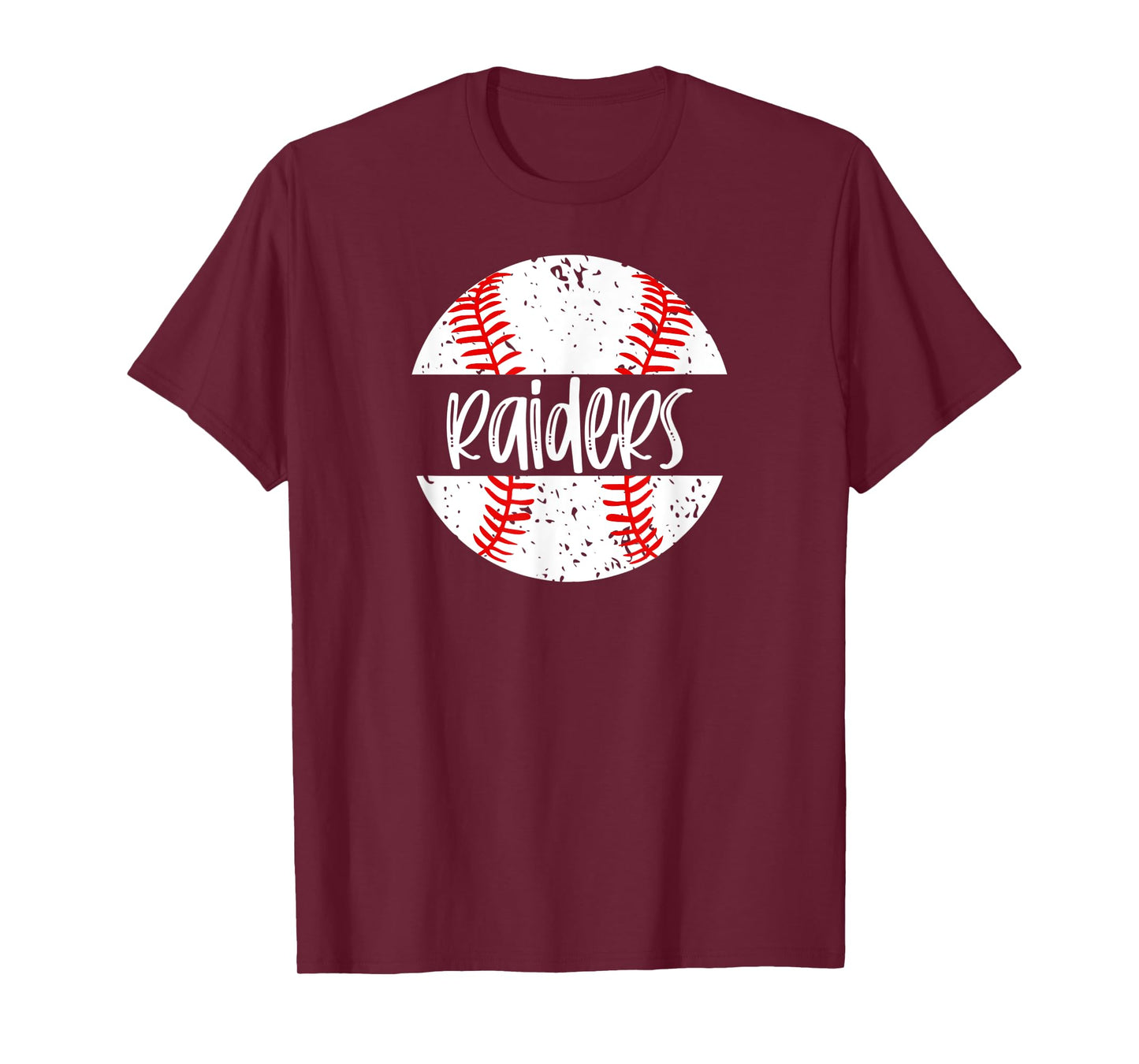 Raiders Baseball Team Mascot School Spirit Game Day T-Shirt