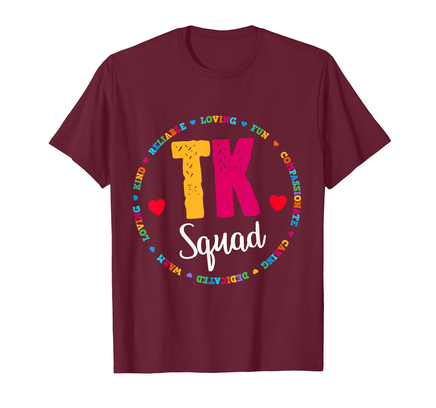 TK Squad Tee - Transitional Kindergarten Teacher Team Crew T-Shirt
