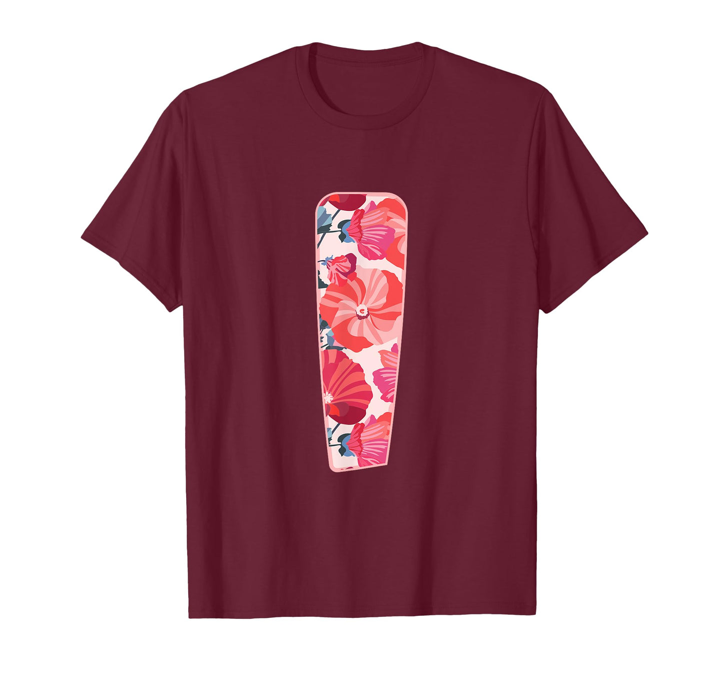 Letter I Sign Alphabet Last Name Vowel Flower Nature Gift T-Shirt