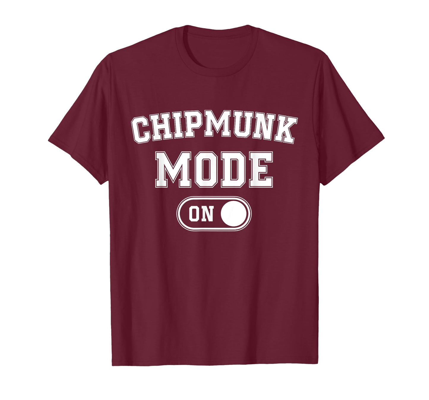 Chipmunk Mode On Costume Funny Cheek Stuffer Gift Animal T-Shirt