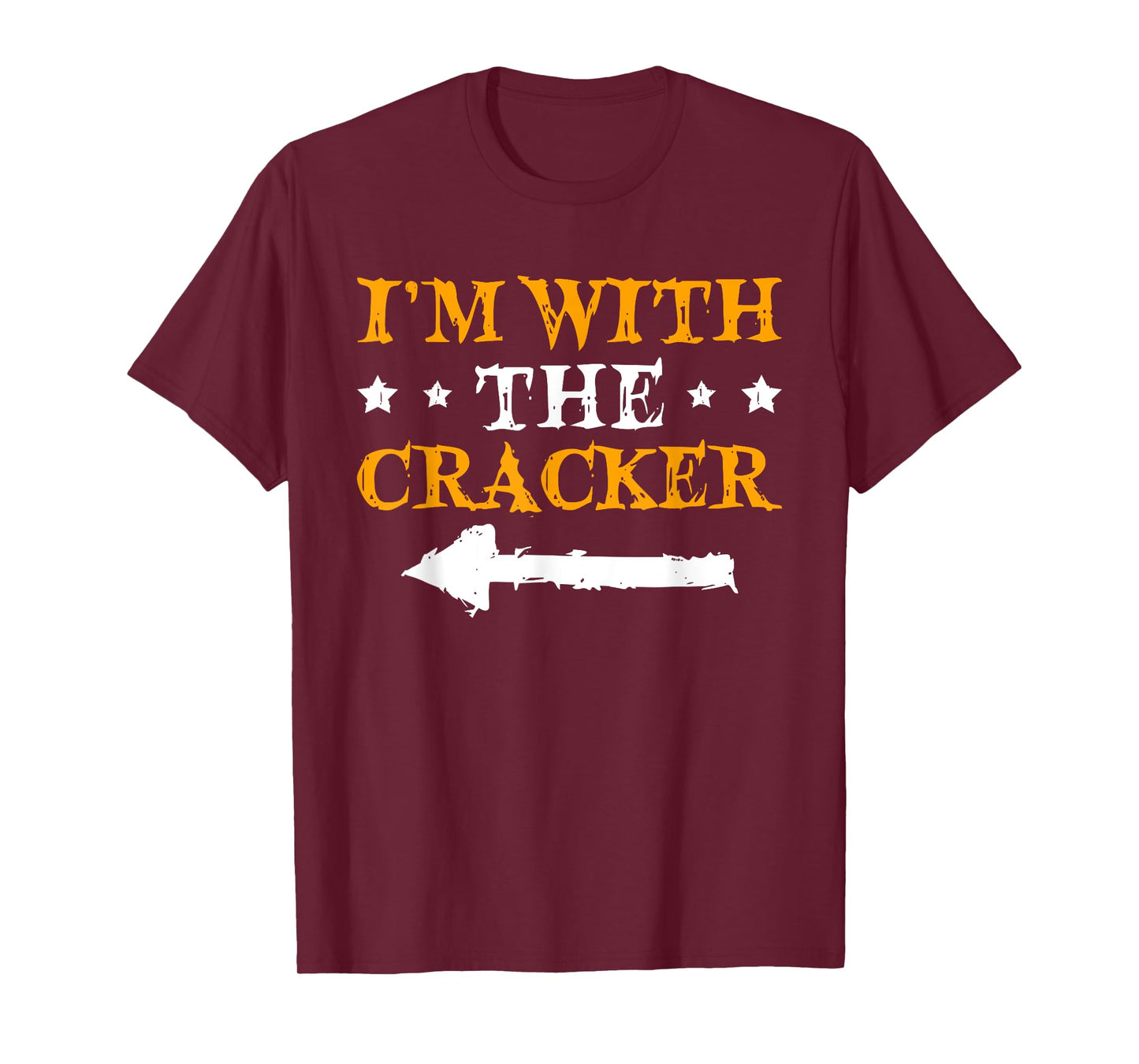 I'm With The Cracker Funny Couple Halloween T-Shirt