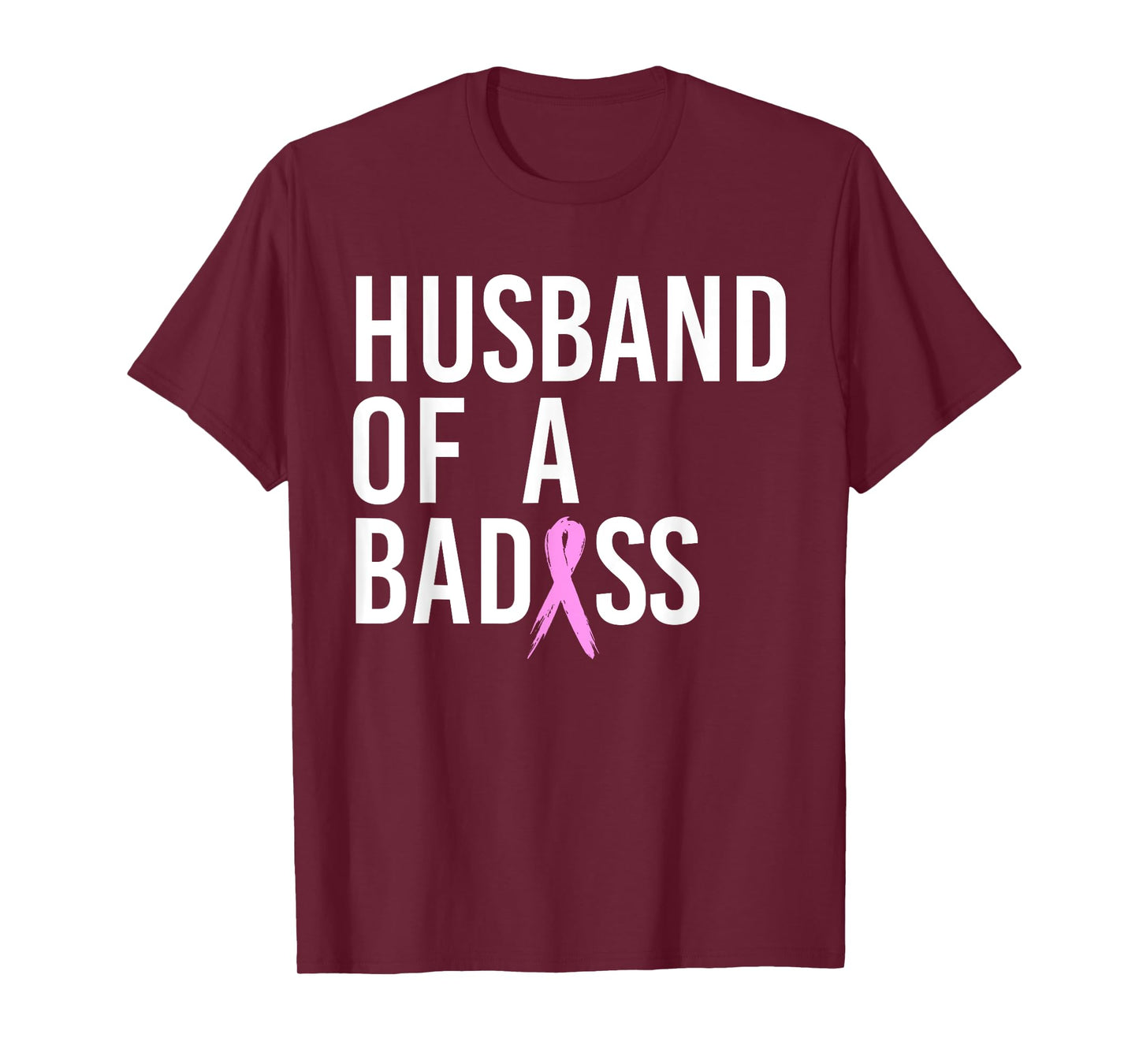 Funny Breast Cancer Husband Design To Support Wife T-Shirt