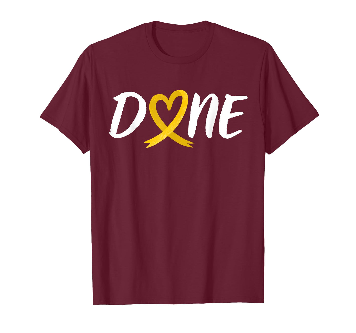 Done Last Day Of Radiation Chemo Sarcoma Bone Cancer Heart T-Shirt