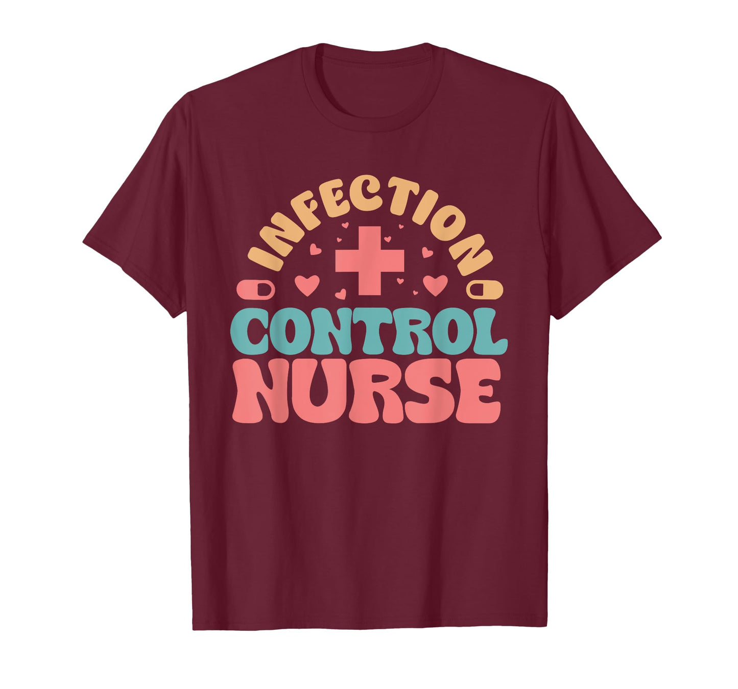 Infection Control Nurse Groovy Infection Control Nursing T-Shirt