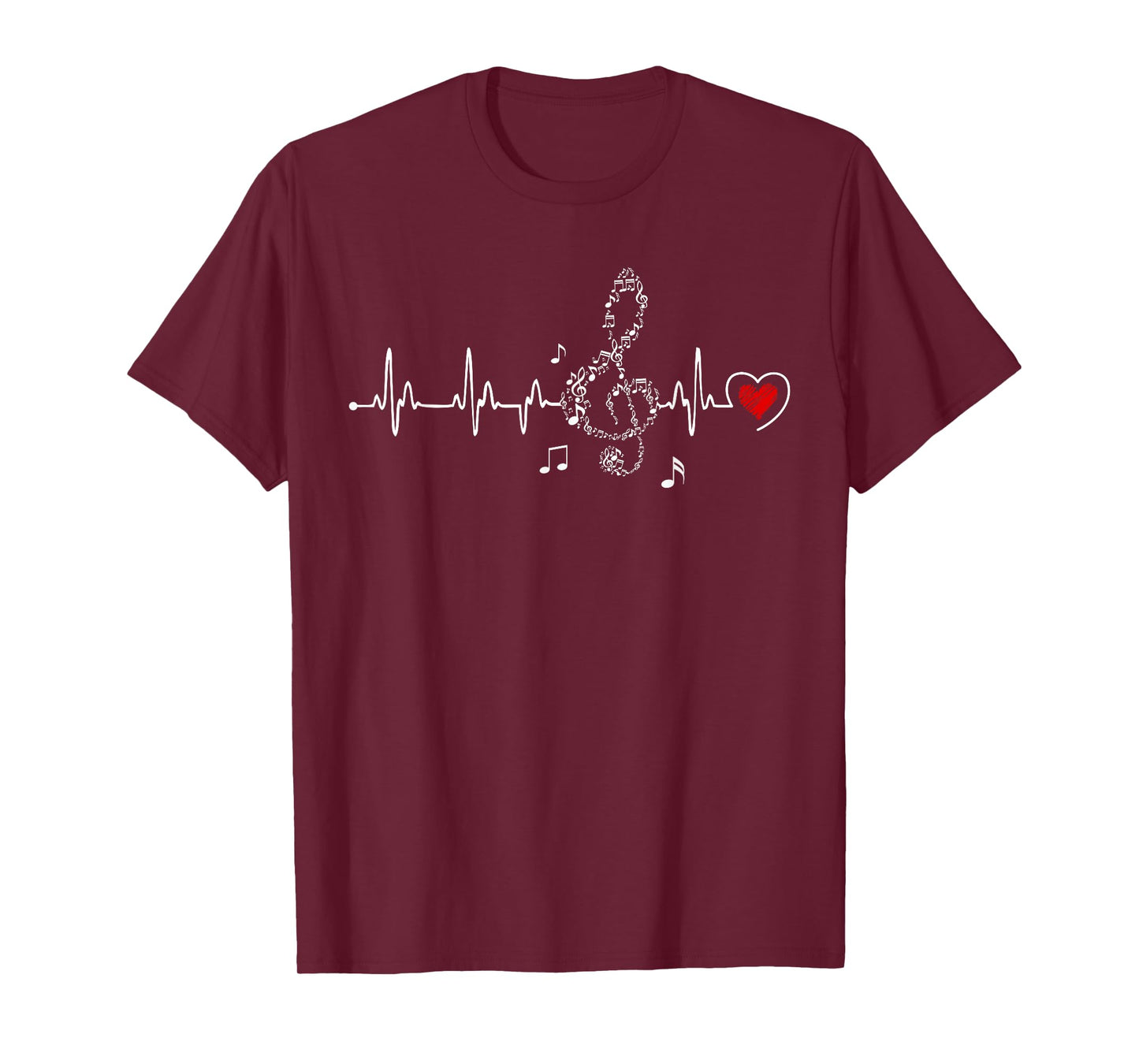 Music Heartbeat Clothing for Music Lovers T-Shirt