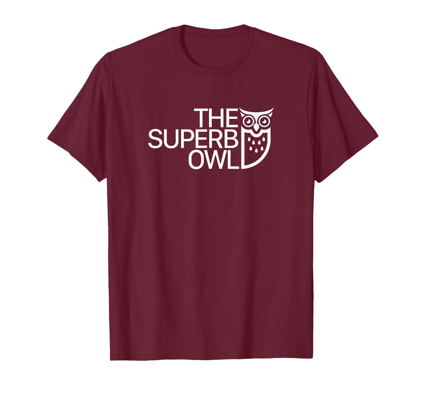 The Superb Owl Apparel - Owl Bird T-Shirt - Unisex-Adults, Kids - Black - Small - Short Sleeve