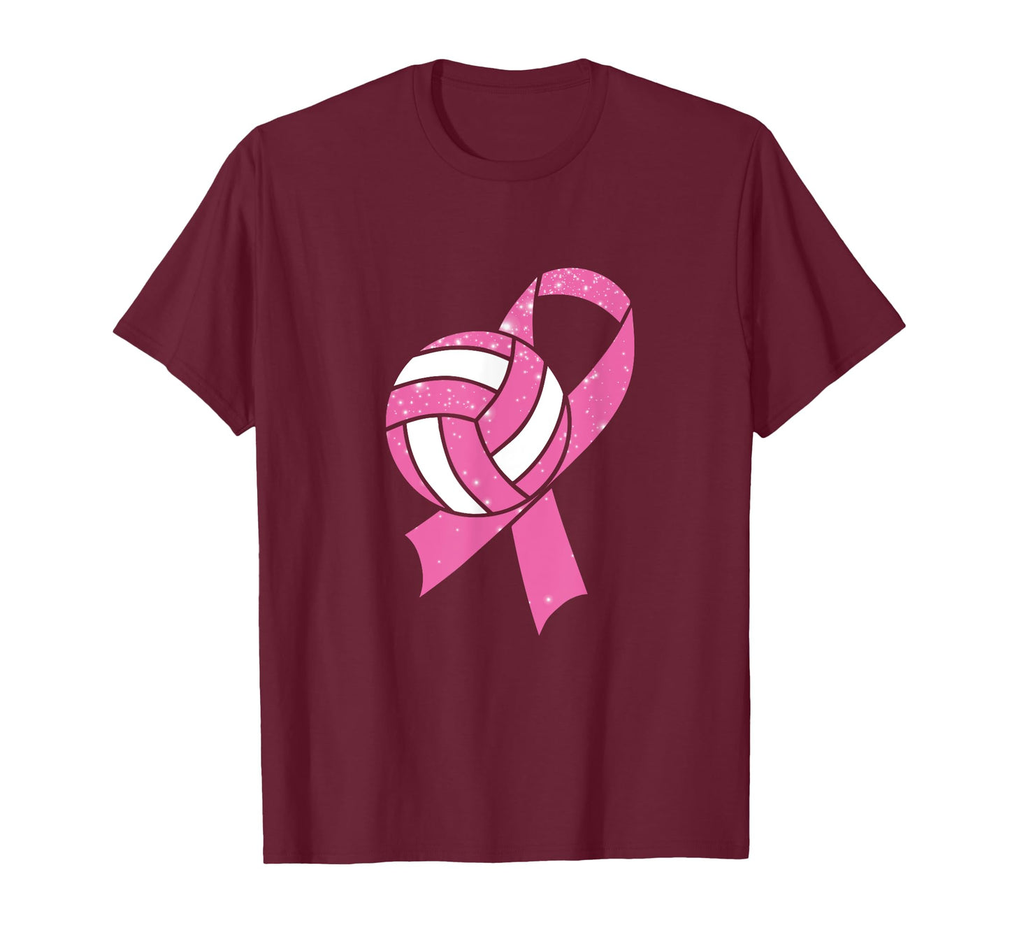 Breast Cancer Awareness Survivor Fighter Volleyball Player T-Shirt